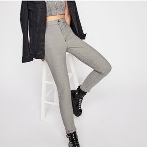 We The Free Belle Houndstooth Skinny Pants High Rise Size 29